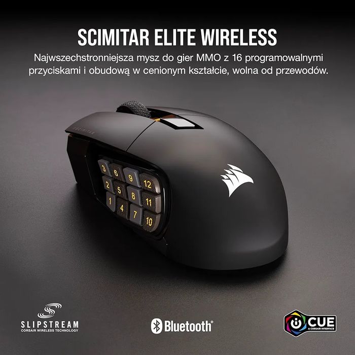 Mysz CORSAIR Scimitar Elite Wireless RGB