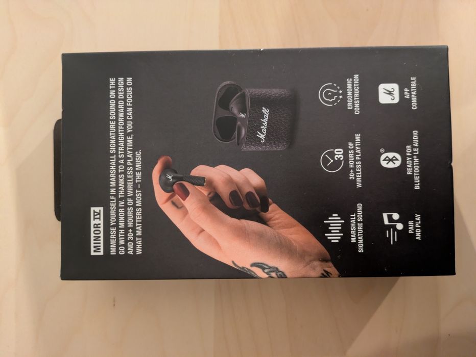 Fones Marshall Minor IV Bluetooth