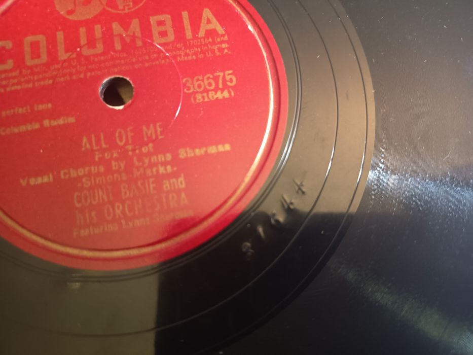 Płyta szelakowa Columbia  Count Basie