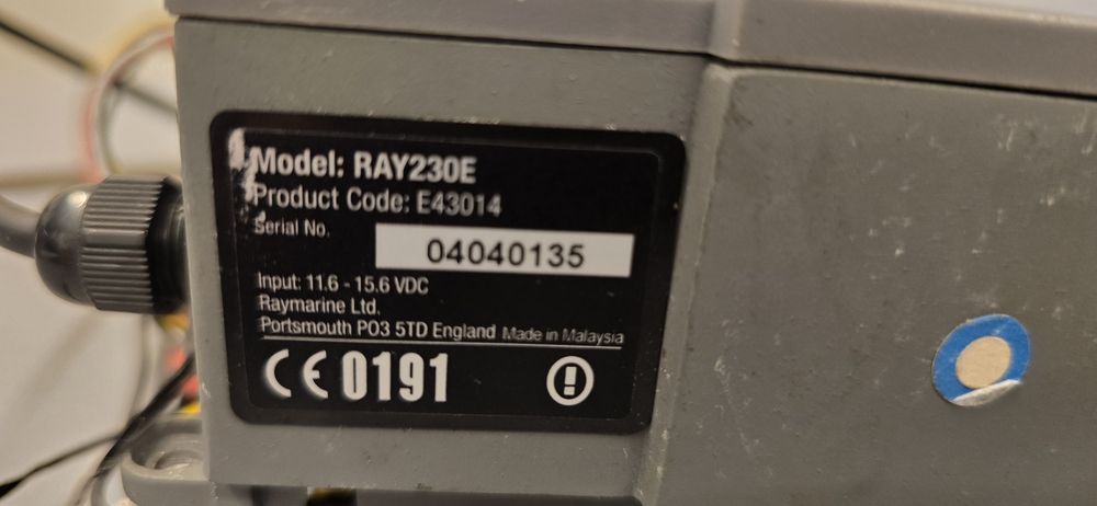Raymarine RAY230E Marine VHF Radio