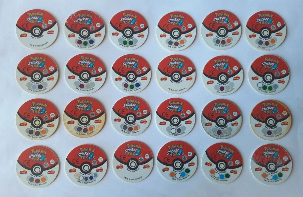 Pokemon Tazos Sticker - venda à unidade