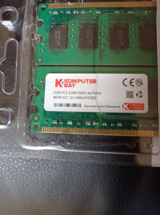Memórias DDR2 2x2GB - 667 MHz