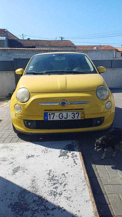 Fiat 500 Amarelo a Diesel