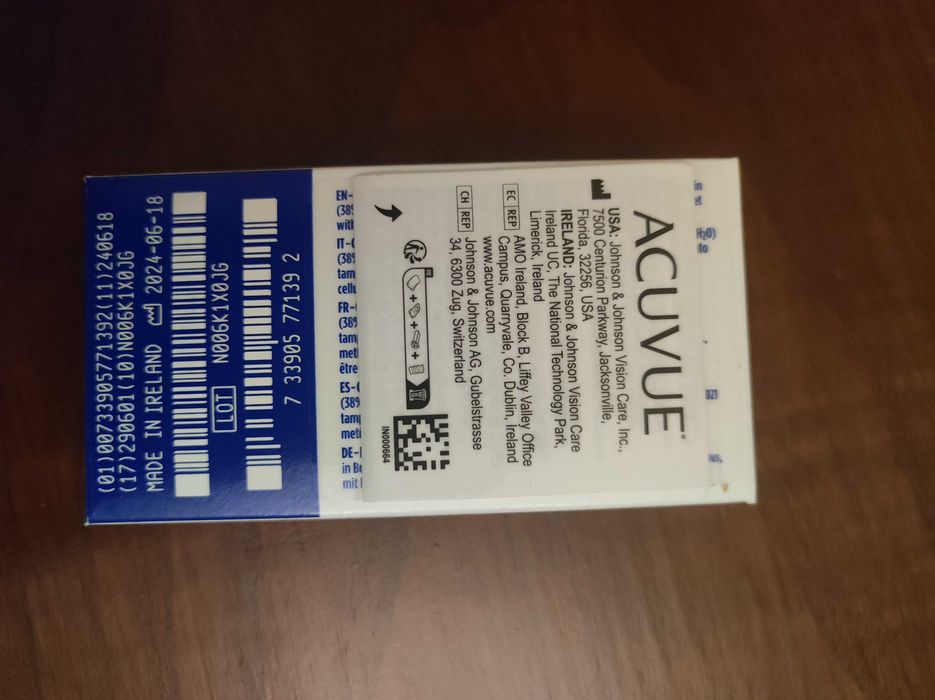 Lentes de contacto Acuvue Oasys with Hydraclear Plus