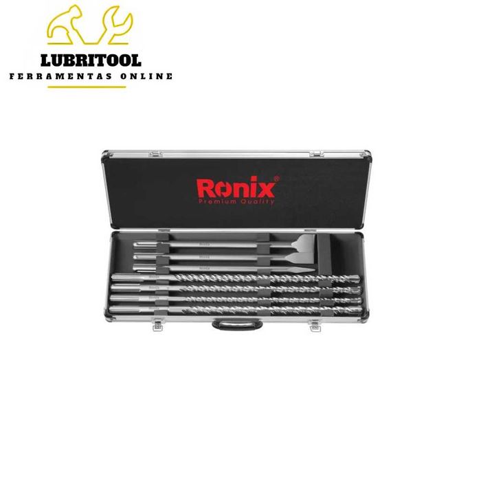 RONIX Jogo 7Pcs Brocas + Ponteiros SDS-MAX RH-5049 | NOVOS