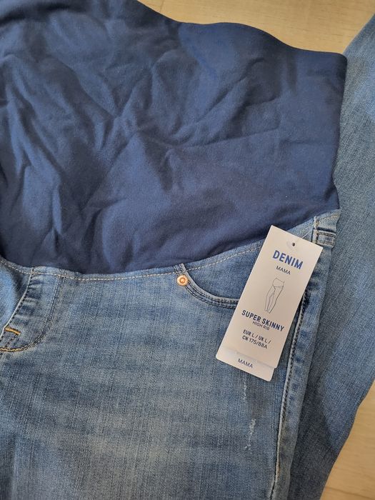 Джинси для вагітних H&M, розмір L