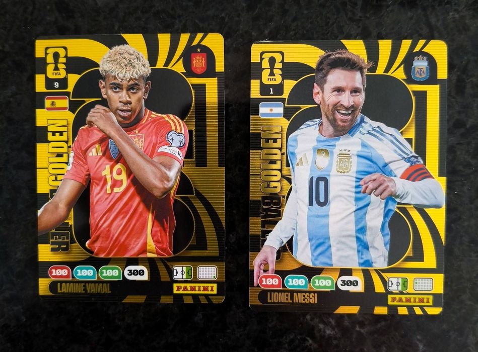 Vendo/Troco Coleção FIFA World Cup 2026 Adrenalyn XL + Topps Match Attax Extra 2025/26 – Cartas Raras Ronaldo, Messi, Lamine Yamal e Mais