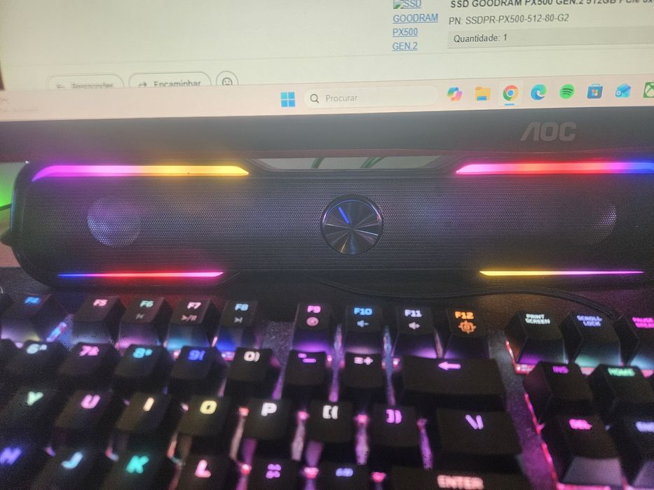 Pc gamer a funcionar