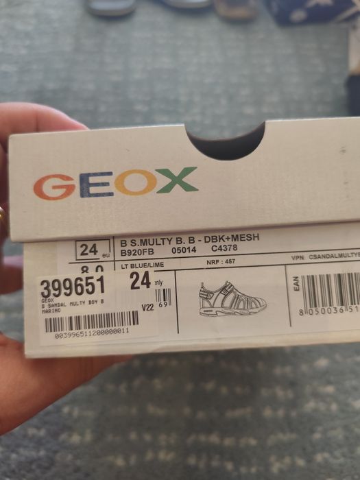 Sandália Geox cor Marinho
