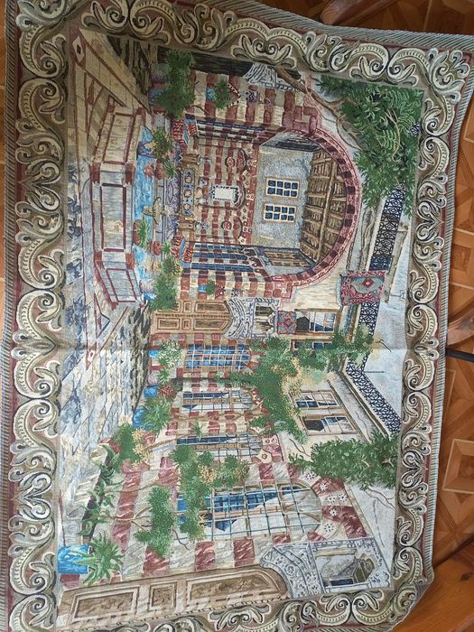 Пляжное покрывало гобеленовое 1м на 1,5м