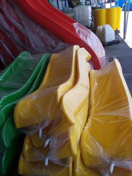 Детская пластиковая горка односкатная 680 мм