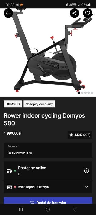 Rower indoor cycling domyos 500 decathlon