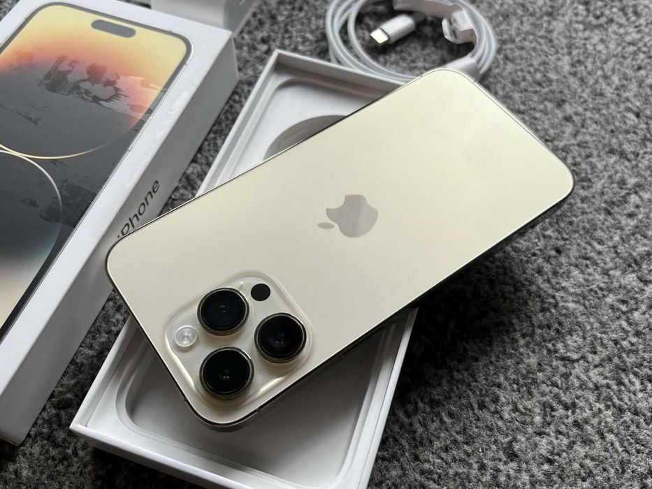 iPhone 14 Pro Max 1024GB 1TB GOLD ZŁOTY Bateria 95% Gwarancja FV