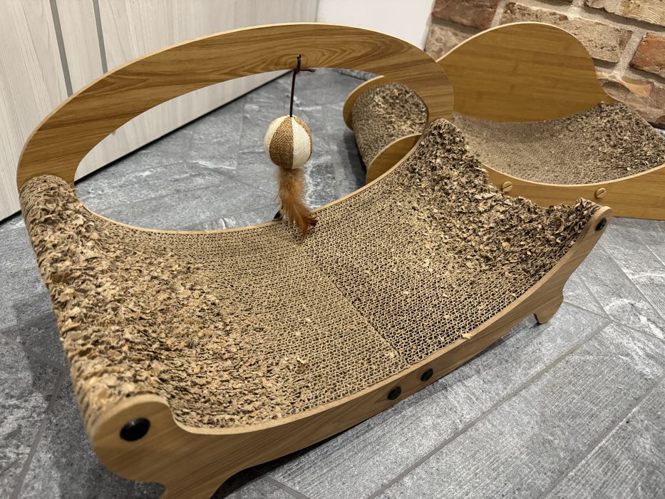 Drapak dla kota sofa tekturowy legowisko kartonowe 2 szt