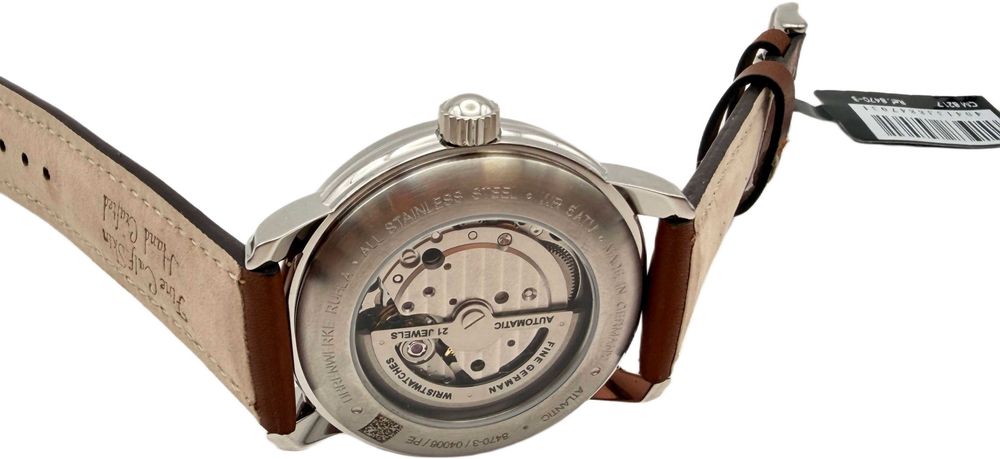 Zegarek Męski Zeppelin Atlantic 8470-5 Automatic Niebieski Powystawowy Idealny