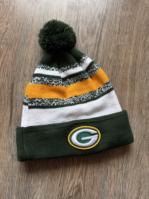 Шапка з балабоном New Era NFL Green Bay Packers туристична лижна