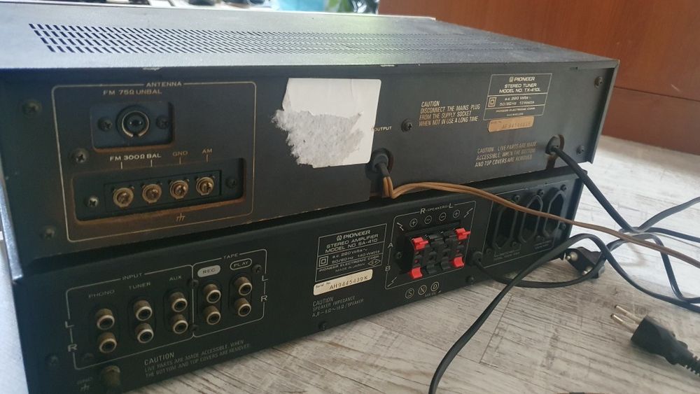 Zestaw Pioneer wzmacniacz i tuner, SA-410, TX-410L Bytom • OLX.pl