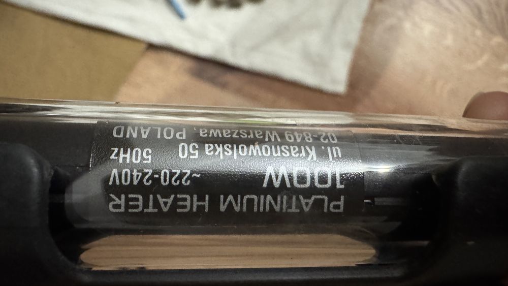 Okazja!!!grzalka aquael platinium 100W!!