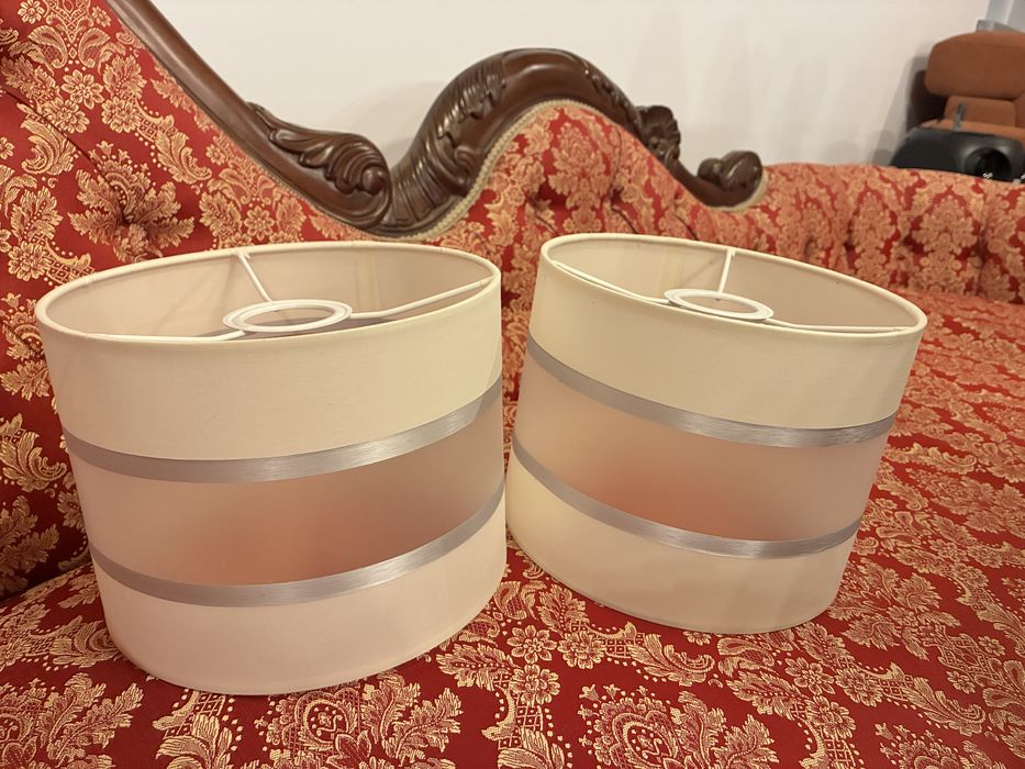 Abażur kremowy, stan idealny