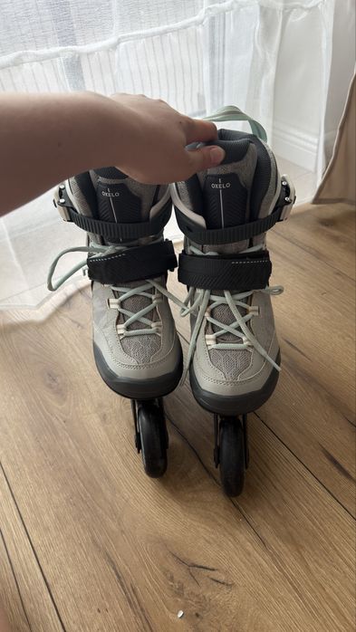 Rolki Oxelo fitness Fit500 Ice grey