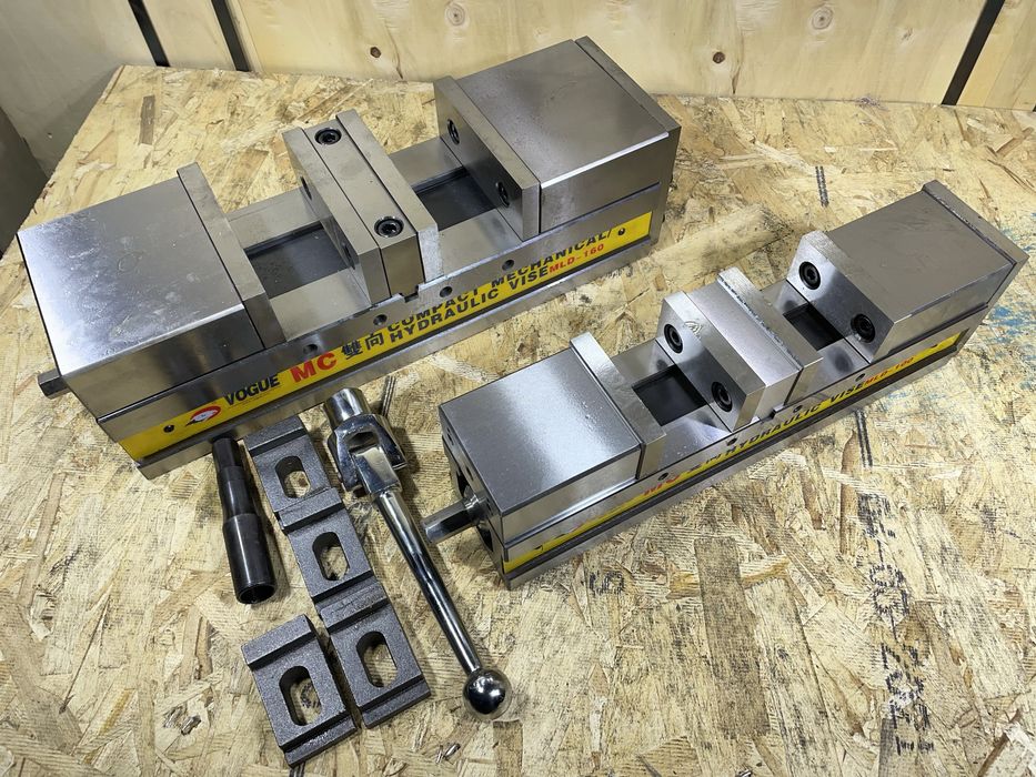 Лещата прецизійні гідравлічні Двозатискні MLD 100-160 мм