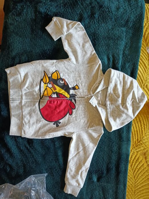 Nowa bluza 92 hm H&m chłopięca angry birds