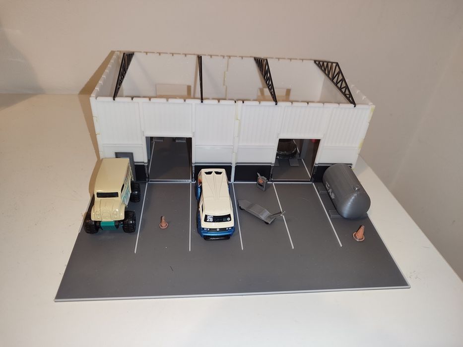 Diorama oficina 1:64