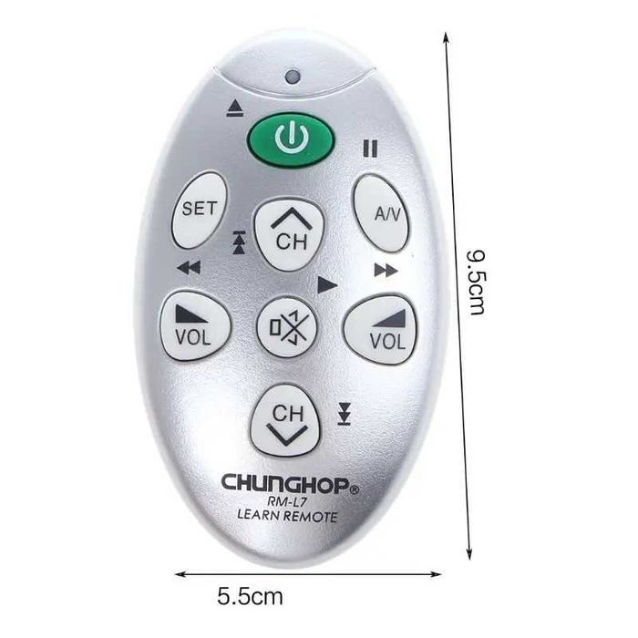 Универсальный программируемый пульт CHUNGHOP RM-L7 (обучаемый)