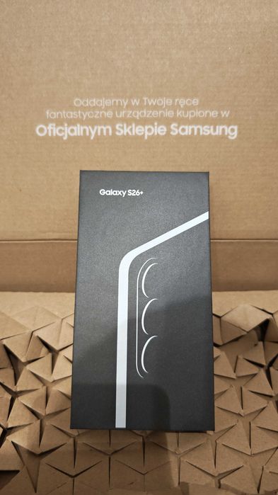 Smartfon Samsung Galaxy S26+ Plus 12/256GB White Prosto od Samsung Oficjalny Biały Komplet Sprawdź!