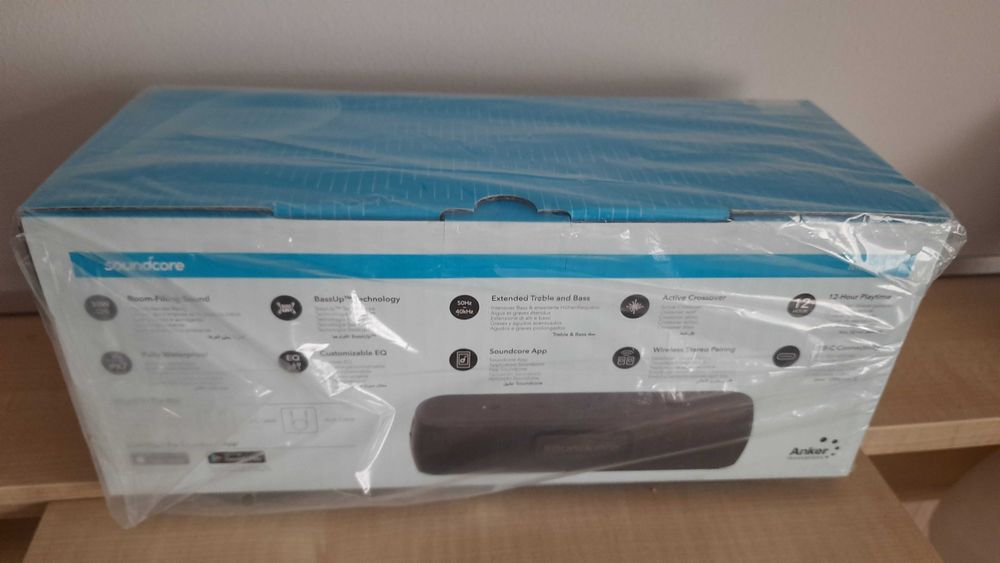 Anker Soundcore Motion+  30W 12h IPX7 EQ bass USB AUX czarny nowy