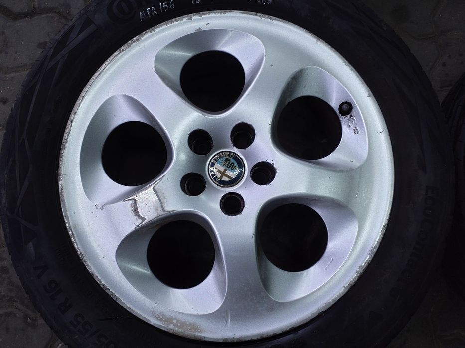 Jantes Alfa Romeo R16 Com Pneus  205/55 R16 Furação 5X98