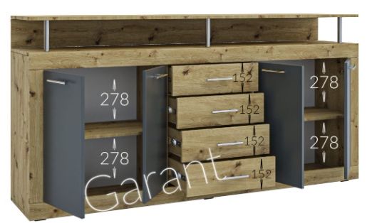 Комод, большой, комод 2 м, комод у вітальню, комод в гостинную,