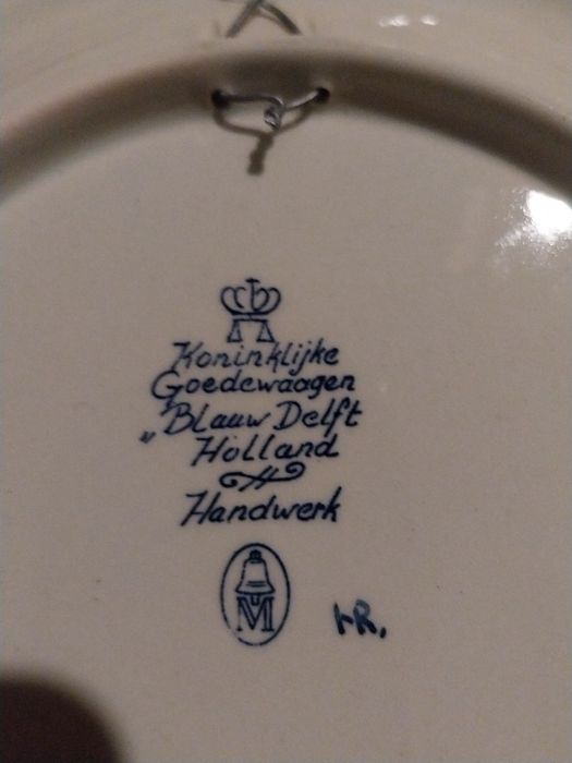 6szt talerzyków deserowych w kobalcie