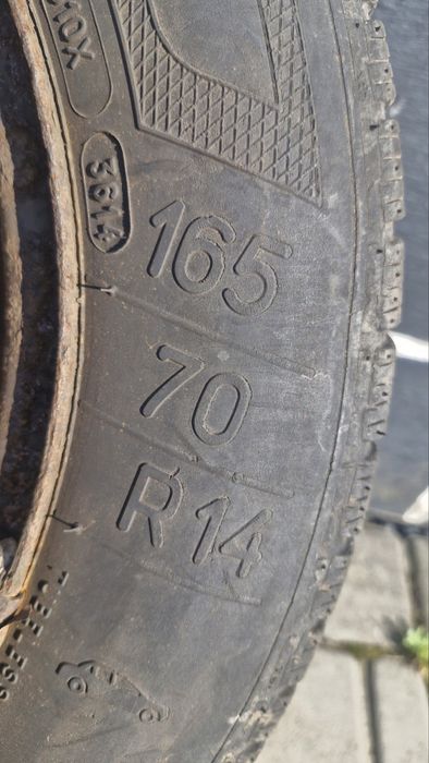 Всесезонна резина Kleber 165/70/R14 на стальних дисках R14