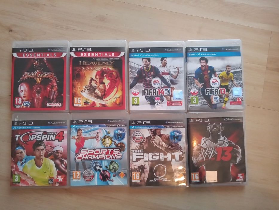 Zestaw 6 Gier PS3  cena za komplet