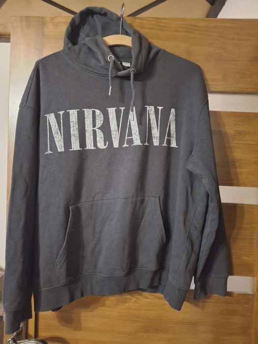 Bluza z kapturem H&M,unisex,bawełna rozm.M