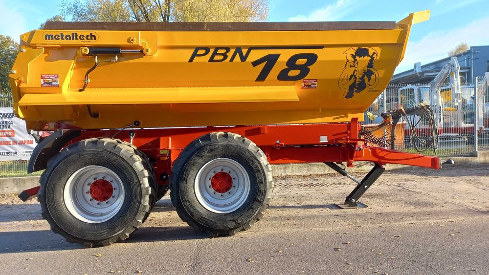 Wynajem Metaltech PBN20/20R przyczepa budowlana rolnicza tandem mamut