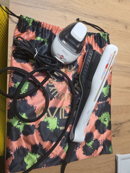 Placas para alisar o cabelo a  vapor