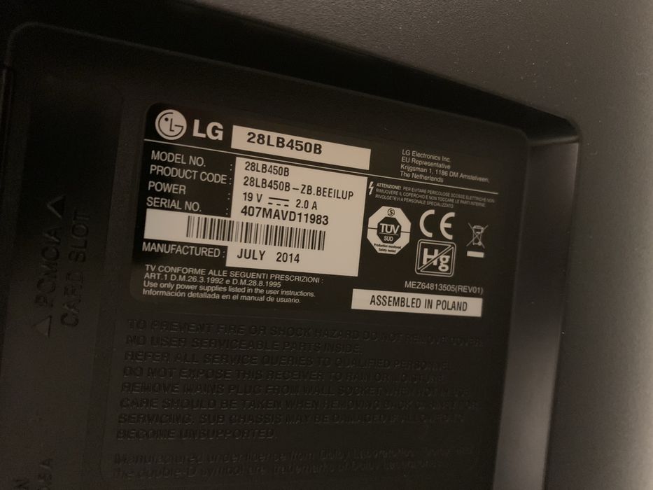 Telewizor LG 28 cali