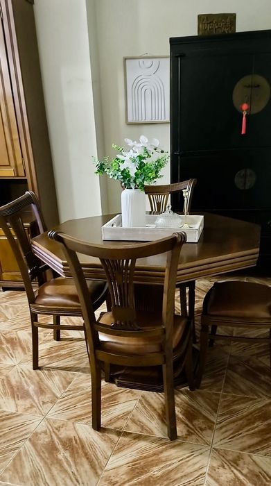 Cadeiras, conjunto de 6, ótimo estado