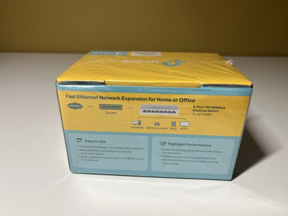 Switch 8-portowy 10/100Mbps TP-Link TL-SF1008D