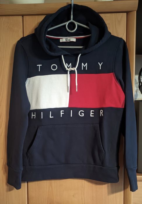 Tommy Hilfiger bluza oryginalna z kapturem