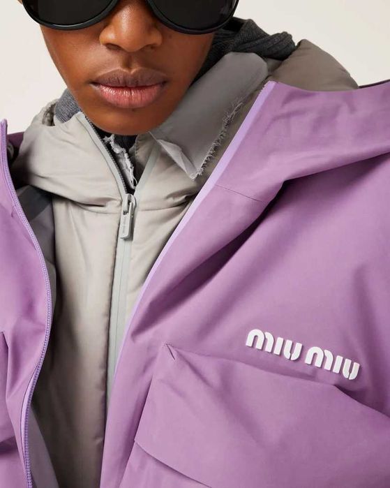 Блузон Miu Miu Tec Canvas Blouson Lilac