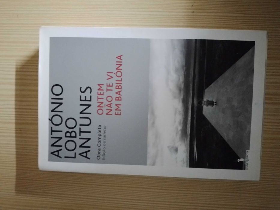 livro ontem não te vi em bailónia, antónio lobo antunes