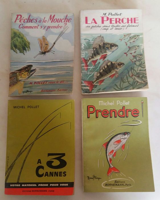 Vendo livros em francês sobre pesca