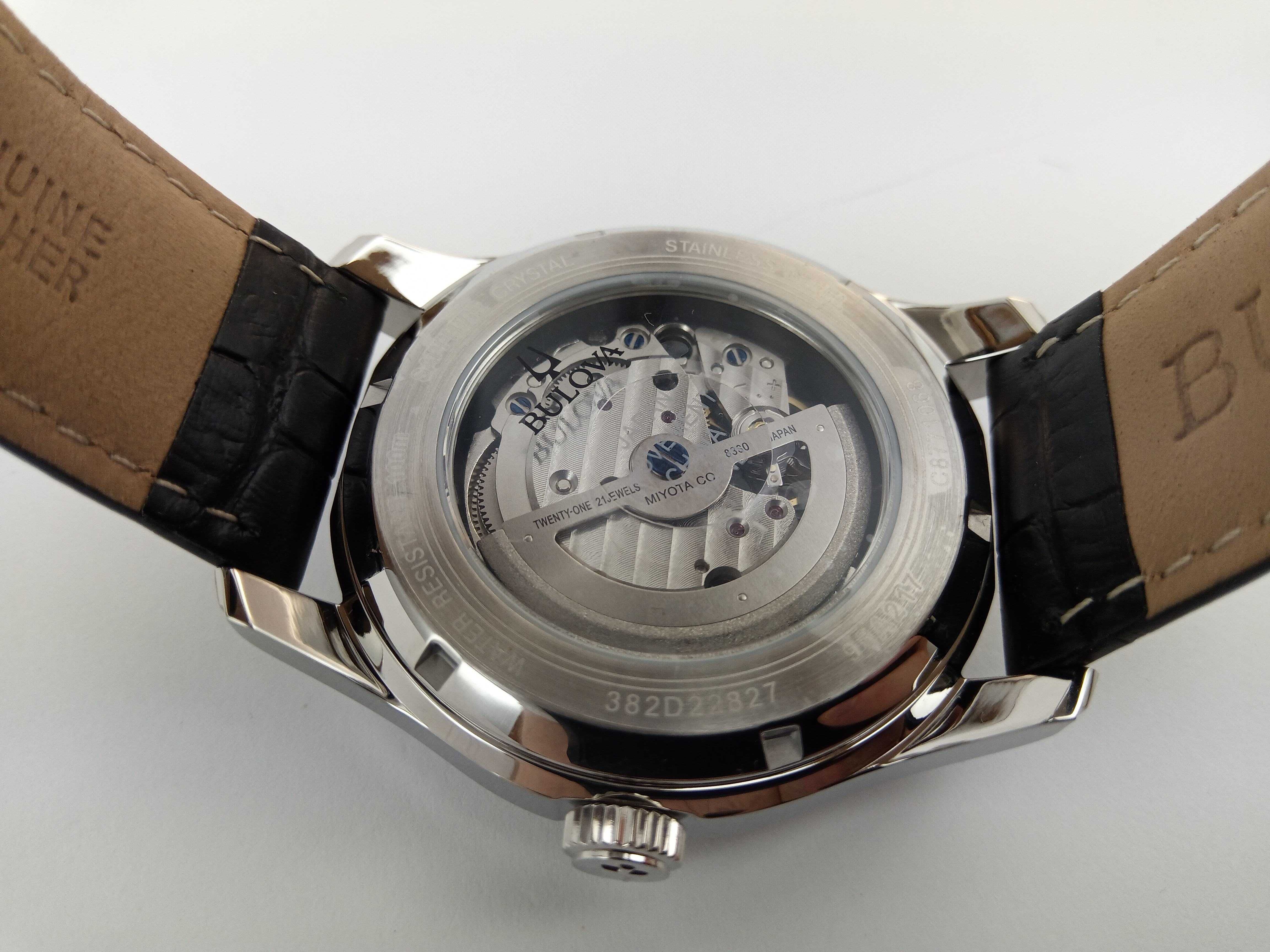 Мужские часы Bulova 96a217 механика с автоподзаводом, скелетон, сапфир ...