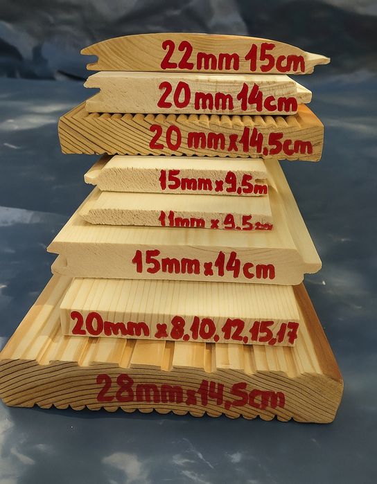 Boazeria deska tarasowa elewacyjna podłogowa szalówka podbitka półbal