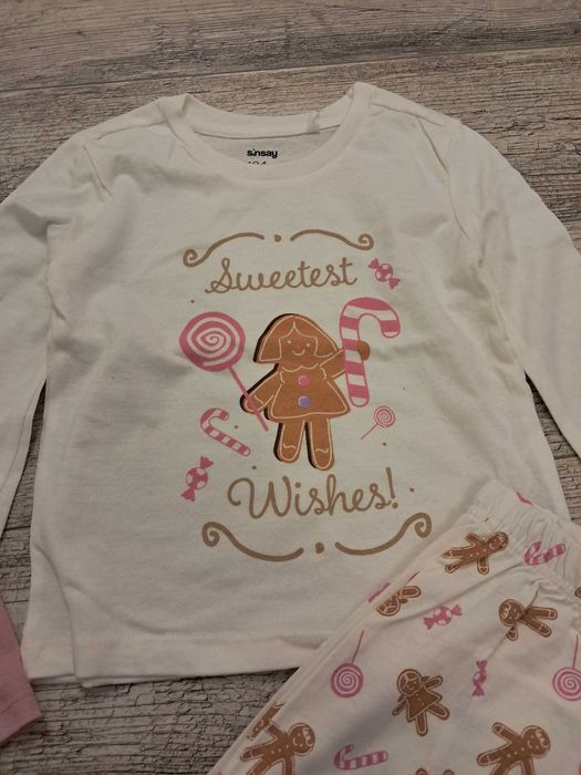 Piżamki 104 długi rękaw