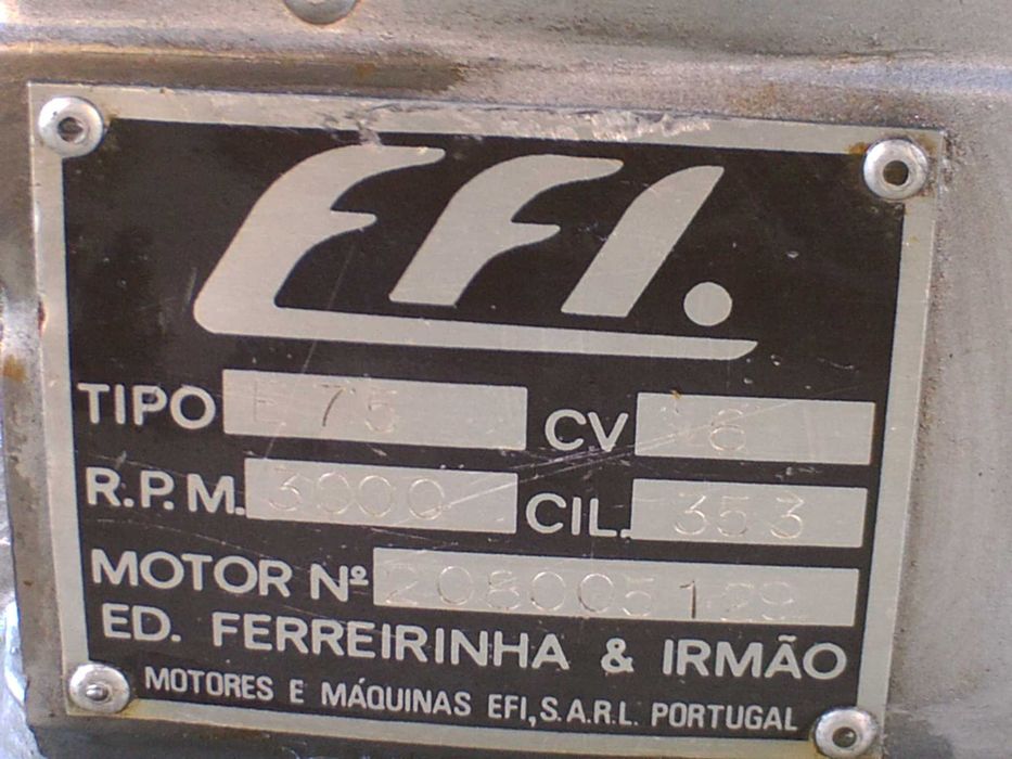 motor rega a gasoleo