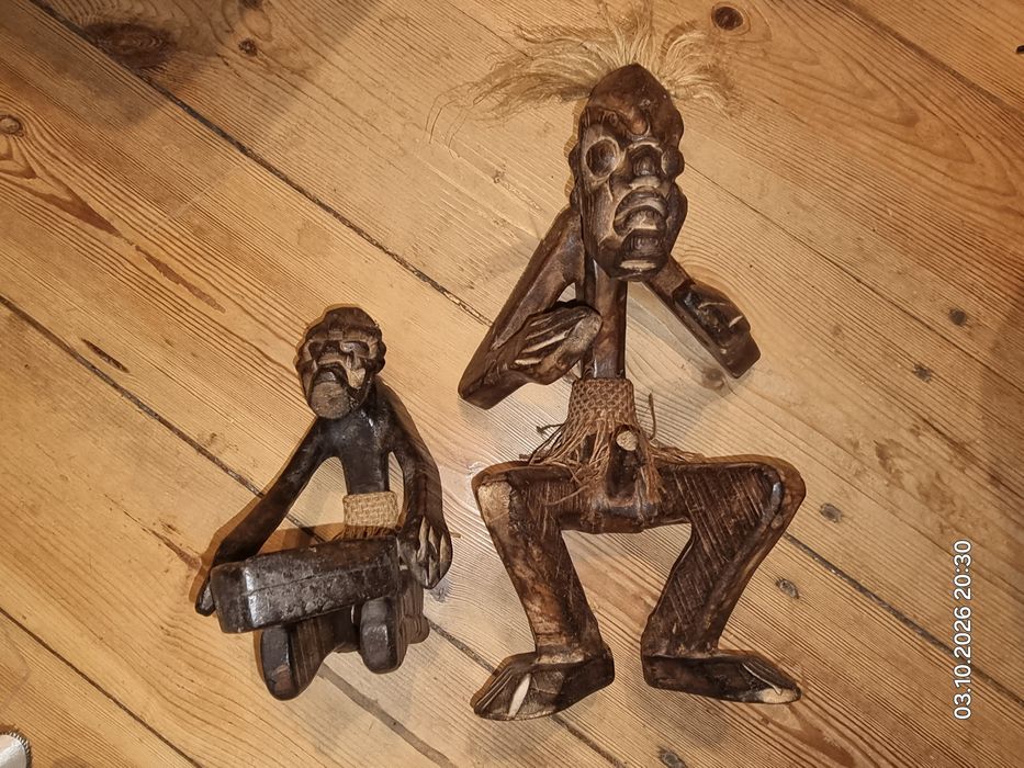 Figurki drewniane